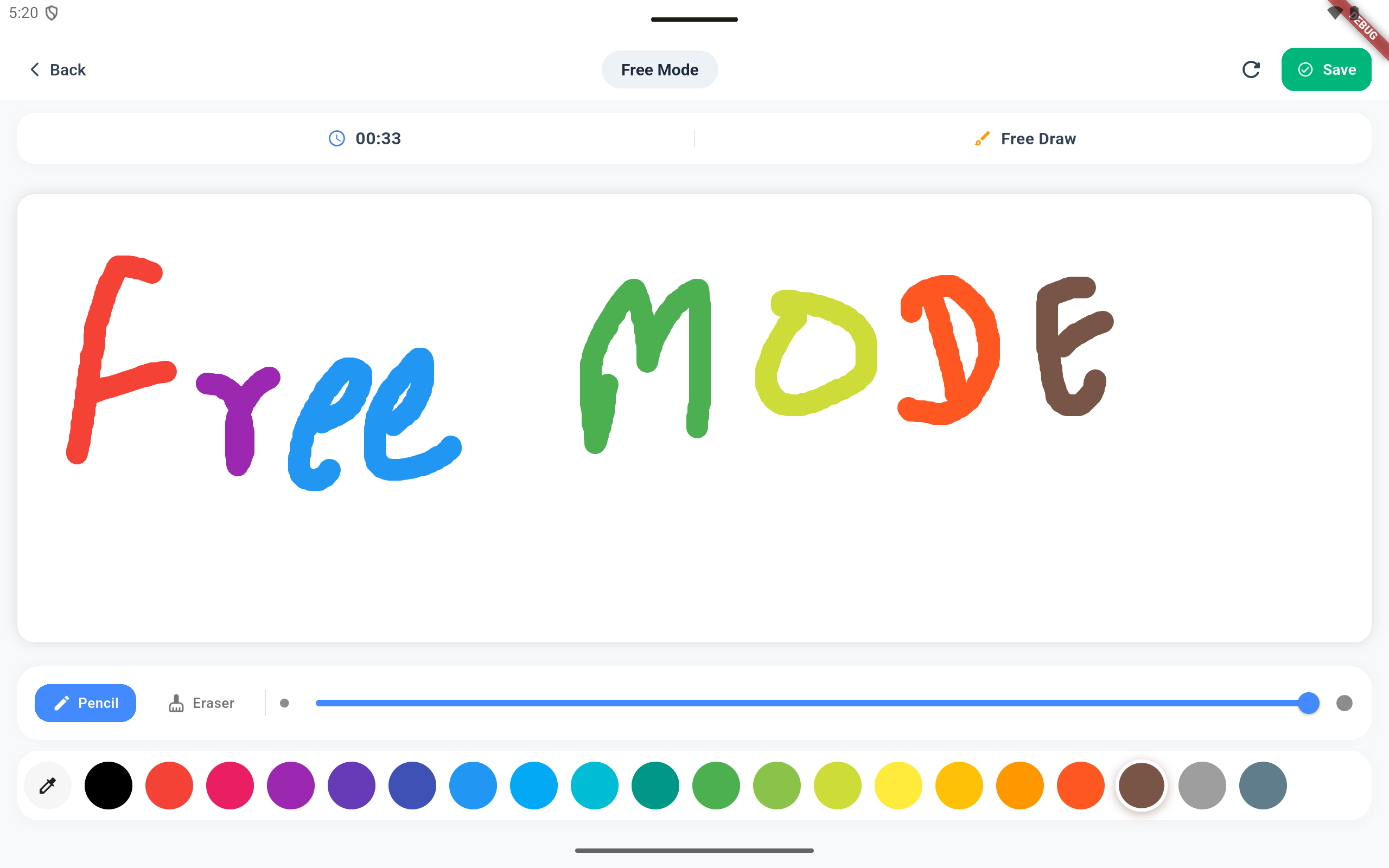 Landscape Free Mode View